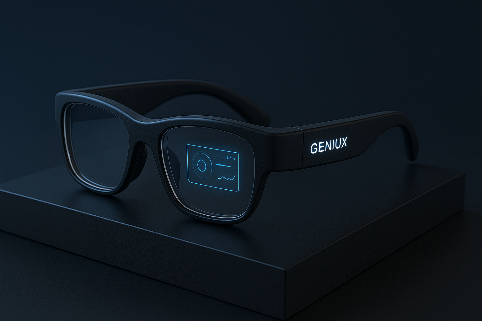 AR Glasses Photo with Logo